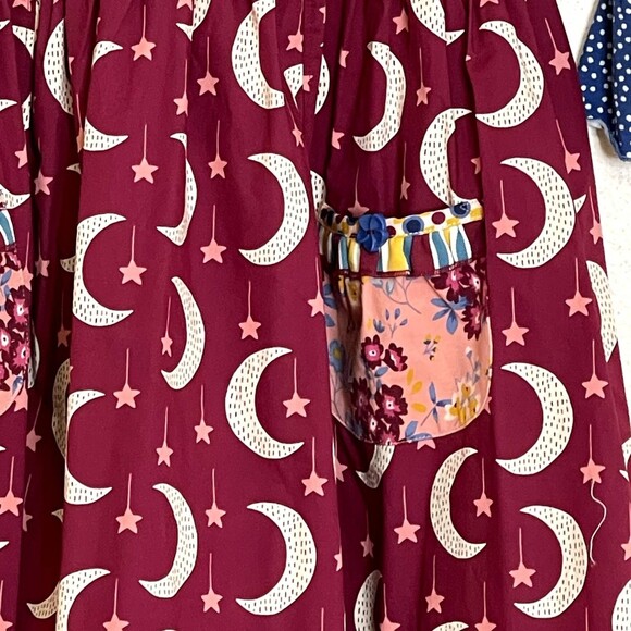 Wild Flowers Dress No.10 Size 10 EUC Mixed Media Dress - Picture 7 of 10